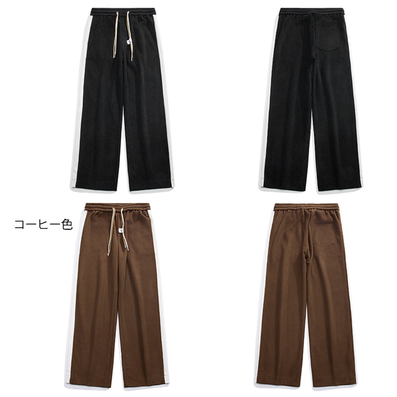 [Satoru Series]★Pants★ 3color Casual Pants Bottoms Unisex Men's Large Size Casual Simple Color Scheme