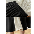 Load image into Gallery viewer, [Women's University 18 Series] ★China Style Skirt★ Bottoms Ladies Switching Black Black Elastic Waist
