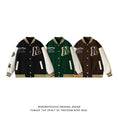 Load image into Gallery viewer, [CHENSHI Series]★Stadium Jacket★ 3color Outer Jacket Unisex Men's Black Green Coffee Color
