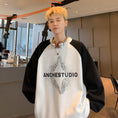 Load image into Gallery viewer, [NANSHI Series] ★Tops★ 2color Sweatshirt Unisex Men's Black White Color Scheme Casual
