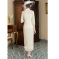 Load image into Gallery viewer, [MISS.F Series]★Cheongsam dress★ Lace Chinese style dress for women, party, wedding
