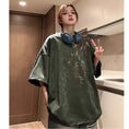 Load image into Gallery viewer, [GEBOXUAN Series]★China style tops★ 7color T-shirt, short sleeve T-shirt, unisex, men's, large size, suede
