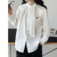 Load image into Gallery viewer, [Tachibana Series]★Shirt★ Tops, Long Sleeve Shirts, Women's, Improves Temperament, White, White Hat, Commuting, Date
