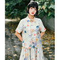 Load image into Gallery viewer, [Daiseiryuu 4 Series] ★Chinese-style tops★ Outerwear, shirts, long-sleeved shirts, sun protection, Chinese clothing, gray
