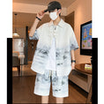 Load image into Gallery viewer, [WUSHE Series] ★Chinese style set up★ 3 colors Shirt + shorts Unisex Men's Large size Cool
