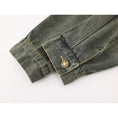 Load image into Gallery viewer, [LHSEN Series] ★Outer★ Denim Jacket Jacket Jeans Mini Length Ladies Color Scheme
