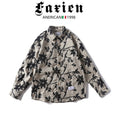 Load image into Gallery viewer, [FAXIEN Series]★Shirt★ Tops, Floral pattern shirt, Long sleeve shirt, Thick, Unisex, Men's, Ink pattern, Retro
