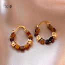 [GULIYA Series] ★Earrings★ 2 types pair accessories ladies retro unique design