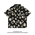 Load image into Gallery viewer, [51XIHA Series]★Shirt★ 2color Tops Unisex Men's Large Size Summer Clothes Short Sleeve Shirt Floral Print Shirt Retro
