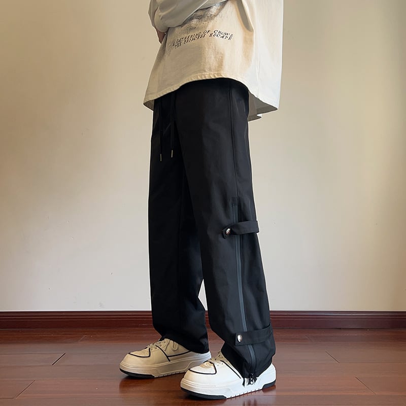 ✿New item! [BIGEMAN Series]★Casual Pants★ 2color Pants Bottoms Unisex Men's Large Size Easy to Match Black Beige