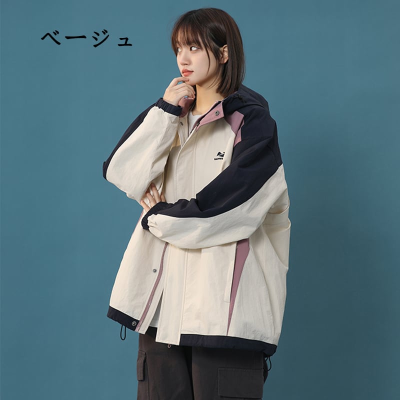 [Fujiiman Series]★Jacket★ 2color Outerwear Unisex Men's Casual Beige Navy