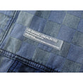 Load image into Gallery viewer, [LHSEN Series] ★Outer★ Denim Jacket Jacket Jeans Tie-dye Women's Plaid Pattern Blue
