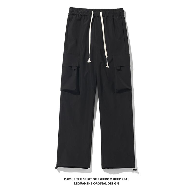 ✿New item! [BIGEMAN Series] ★Casual Pants★ 2color Pants Bottoms Unisex Men's Large Size Black Green