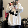 Load image into Gallery viewer, [XIHA Series] ★Tops★ 8color Sweatshirt Unisex Men's Large Size Cat Cat Blue White Black Gray Red Green
