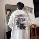 [DFBL Series]★T-shirt★ 6color Tops Unisex Men's Large Size Cotton White Black Gray Blue Green