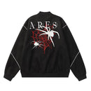 [CEDY Series]★Jacket★ 2color Outerwear Stadium Jacket Unisex Men's Spider Cool Black Apricot