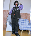 Load image into Gallery viewer, ✿New item! [Old Monster---Tatsuryu Series] ★China style outerwear★ Embroidery stadium jacket Color scheme Black Purple
