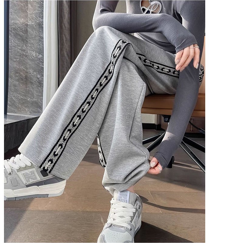 [KADISHOU Series] ★Chinese-style pants★ 2 colors Embroidered bamboo Casual pants Bottoms Unisex Men's Large size Black White