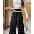 Load image into Gallery viewer, [PPG Series] ★Chinese-style pants★ 2 colors Bamboo Casual pants Trousers Bottoms Unisex Men's Large size Cool Thin Summer clothes Black Gray
