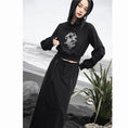 Load image into Gallery viewer, ✿New item! [Big Blue Dragon Series] ★China style skirt★ Bottoms Fringe Black Black Casual Slimming
