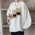 Load image into Gallery viewer, ✿Very popular item! [PPG Series] ★Tops★ 2color Regular type or brushed lining type Unisex Men's Sweatshirt Cat Cat Cat Cute
