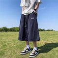 Load image into Gallery viewer, [PPG Series] ★Shorts★ 2 colors Pants Bottoms Unisex Men's Large Sizes Black Navy
