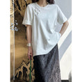 Load image into Gallery viewer, [Tachibana Series] ★China Style T-shirt★ 2color Tops Women's Chinese Clothing Improves Temperament Cotton Simple
