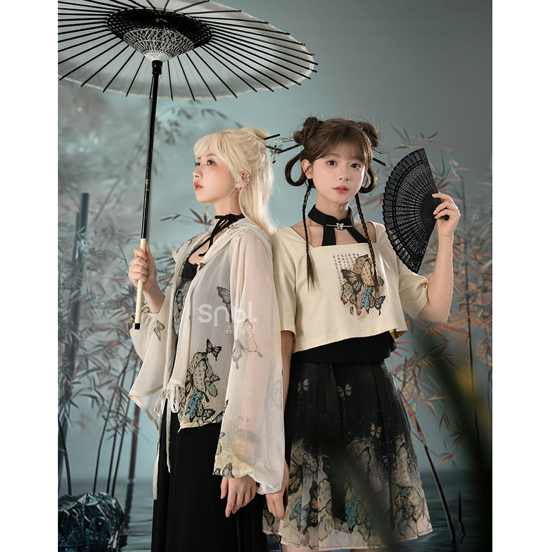 [Daiseiryuu 4 Series] ★Chinese-style tops★ Outerwear, shirts, long-sleeved shirts, sun protection, Chinese clothing, gray