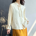 Load image into Gallery viewer, [Tachibana Series]★China Style Shirt★ Tops, Long Sleeve Shirts, Women's, Chinese Clothing, Improves Temperament, Date, Commuting
