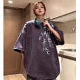 Load image into Gallery viewer, [GEBOXUAN Series]★China style tops★ 7color T-shirt, short sleeve T-shirt, unisex, men's, large size, suede
