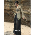 Load image into Gallery viewer, [Big Blue Dragon Series]★China style trousers★Bottoms Gaucho pants Loose Casual Black Black
