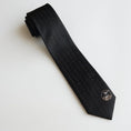 Load image into Gallery viewer, [Daiki Series] ★Tie★ Chinese style tie, accessory, decoration, men's birthday gift, letter pattern, black, black
