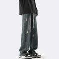 Load image into Gallery viewer, [XGY Series]★Trousers★ 2color Denim Pants Bottoms Unisex Men's Easy to Match Blue Black
