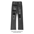 Load image into Gallery viewer, [BIGEMAN Series] ★Denim pants★ 2 colors Pants Bottoms Unisex Men's Distressed Fashion Black Blue
