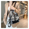 Load image into Gallery viewer, [NANA Series]★Bag★ 3color Rucksack Rucksack Floral Pattern Cute Blue Black Brown
