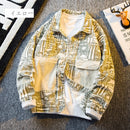 [HPCP Series]★Jacket★ 2color outerwear unisex men's ethnic style denim jacket