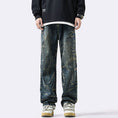 Load image into Gallery viewer, [DUFENG Series]★Denim Pants★ 2color Pants Bottoms Unisex Men's Black Blue Stylish
