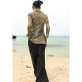 Load image into Gallery viewer, [Big Blue Dragon Series]★China style trousers★Bottoms Gaucho pants Loose Casual Black Black
