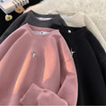 Load image into Gallery viewer, [PPG Series]★Tops★ 4color Suede Unisex Men's Black Beige Pink Dark Gray
