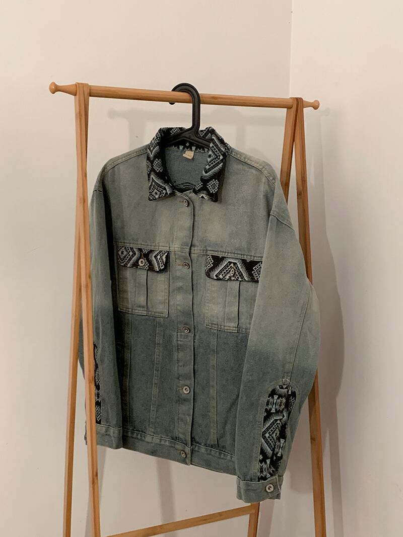 [CHAOMEICHEN Series] ★Jacket★ Denim jacket outerwear unisex men's jeans switching ethnic style