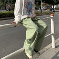 Load image into Gallery viewer, [BIGEMAN Series] ★Denim pants★ 2 colors Bottoms Unisex Men's Casual Simple Easy to match
