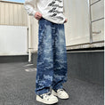 Load image into Gallery viewer, [BIGEMAN Series] ★Denim pants★ 2 colors Bottoms Unisex Men's Casual Simple Easy to match
