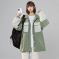 Load image into Gallery viewer, [Fujiiman Series] ★Jacket★ 3color outerwear unisex men's color scheme green blue black
