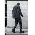 Load image into Gallery viewer, [WL Series]★Casual Pants★ Trousers Bottoms Cool Black Easy to match with design.
