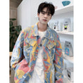 Load image into Gallery viewer, [PEIZAN Series]★Jacket★ Outerwear, Unisex, Men's, Colorful, Graffiti, Stylish, Casual, Easy to match
