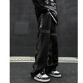 Load image into Gallery viewer, [NANSHI Series]★Denim Pants★ Pants Bottoms Unisex Men's Switchable Camouflage Cool Jeans Black
