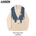 Load image into Gallery viewer, [LHSEN Series]★Outerwear★ Blazer Casual Switching Easy to match Design Stylish Apricot
