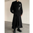 Load image into Gallery viewer, [Illustrated series] ★China style shirt★ Tops Bamboo embroidery Unisex Men's Black Cool
