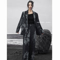 Load image into Gallery viewer, ✿New item! [Big Blue Dragon Series] ★China style outerwear★ Blazer print fashion black black
