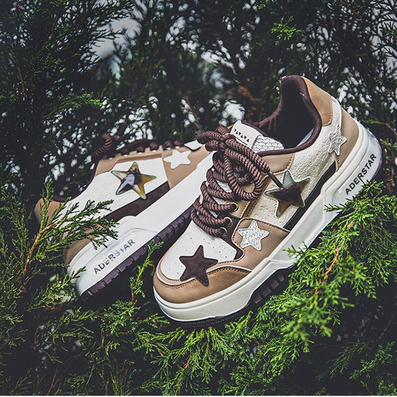 [KADANLU Series]★Shoes★ 2color Shoes Men's Shoes Size 39-44 Star Star Pattern Brown Green